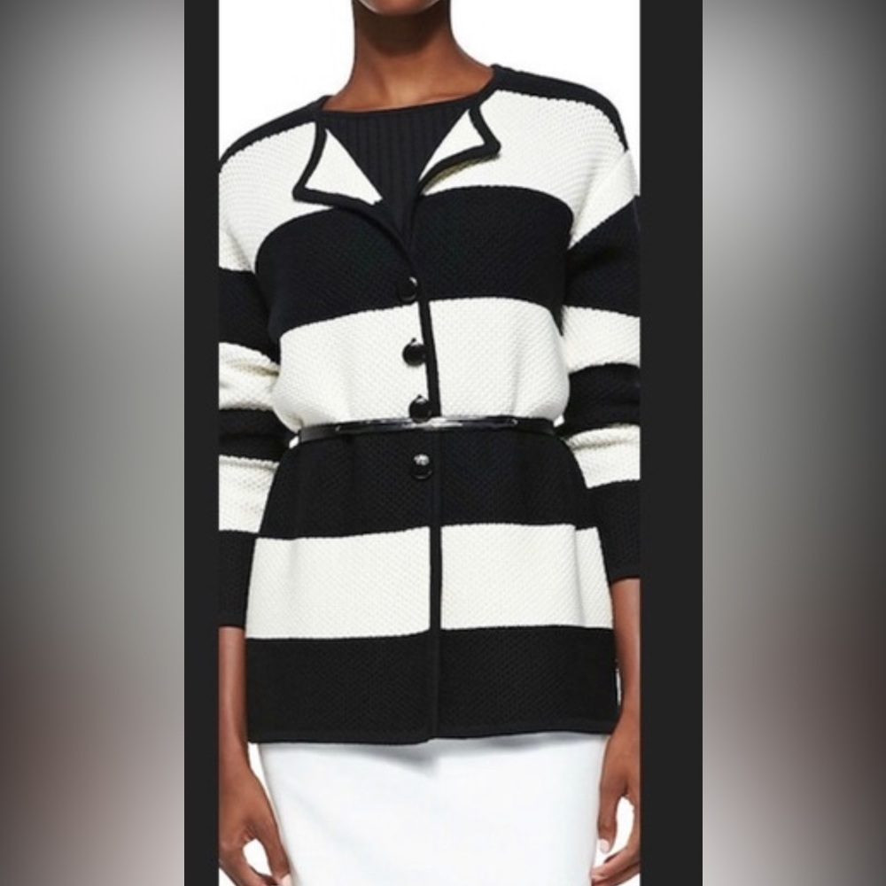 St John- notch collar jacket/sweater